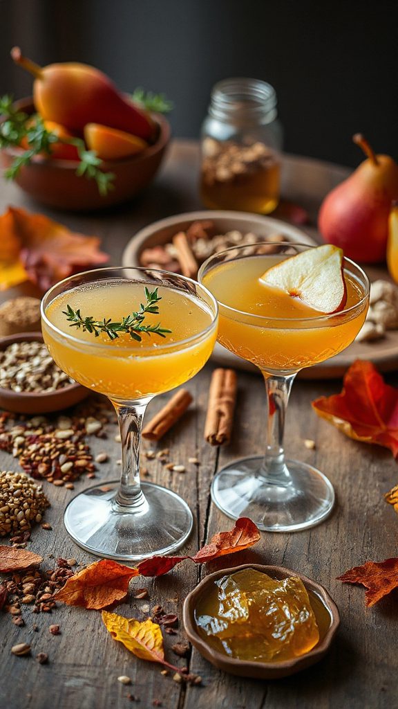 za atar infused citrus cocktail