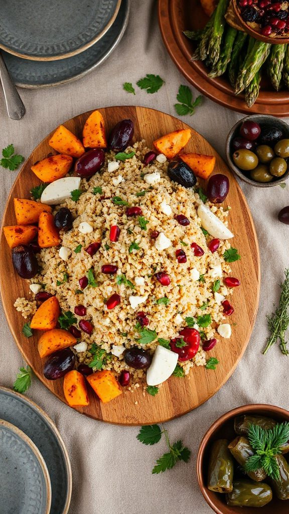 zaatar couscous with feta zaatar couscous with feta
