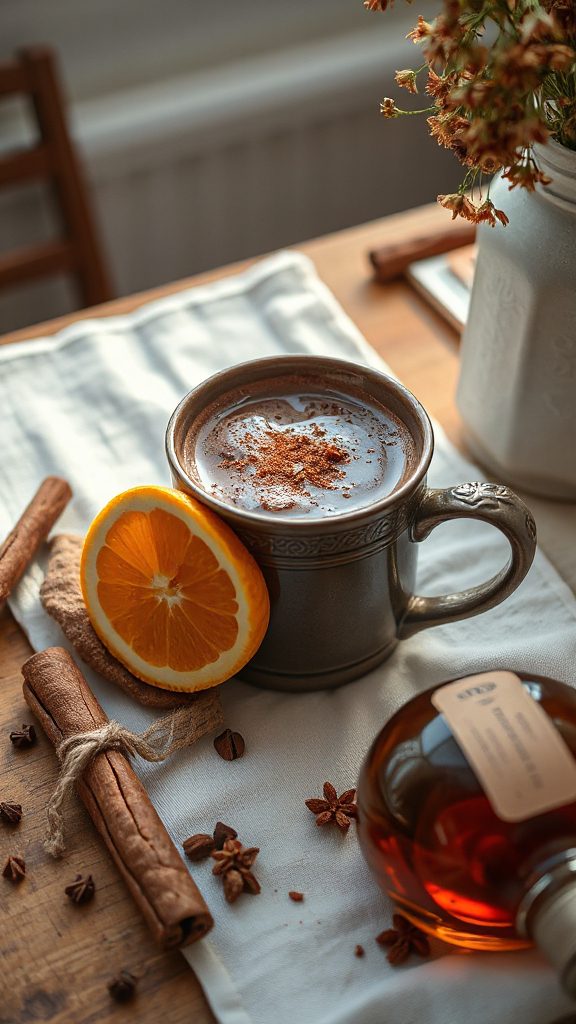 zesty agrimony hot chocolate