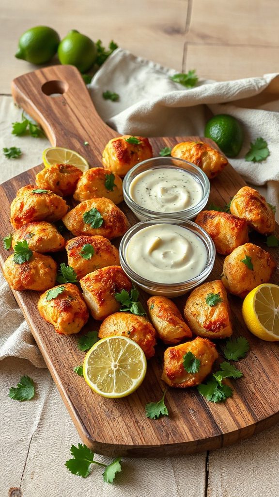zesty baked chicken bites