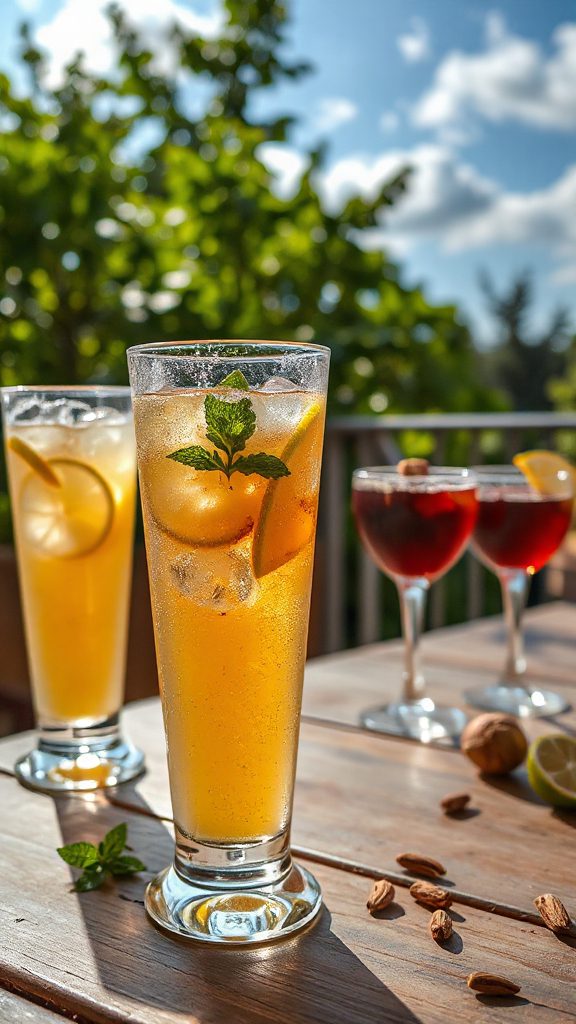 zesty cardamom lemonade cocktail