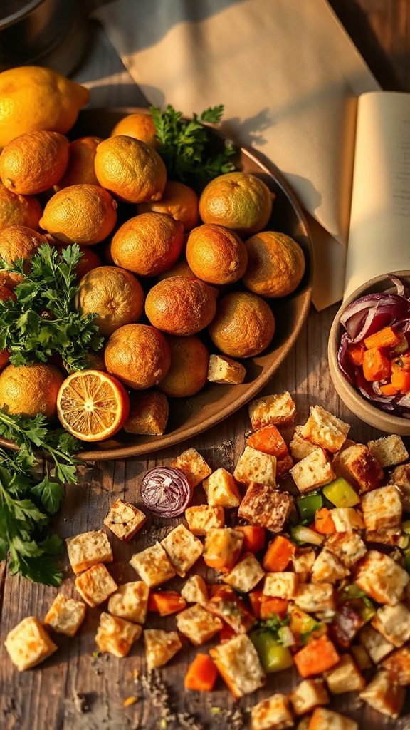 zesty dried lime stuffing