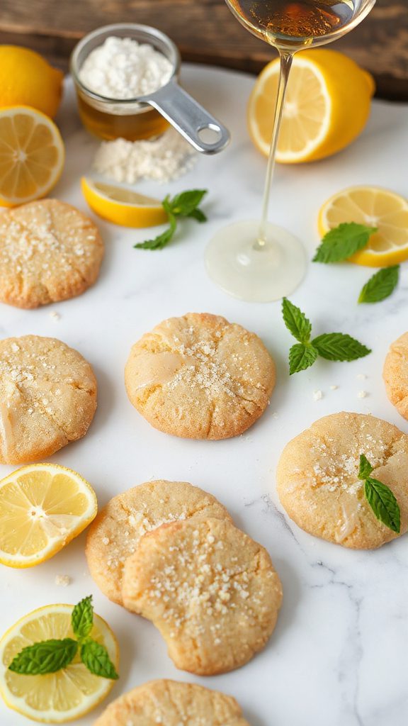 zesty gluten free lemon cookies
