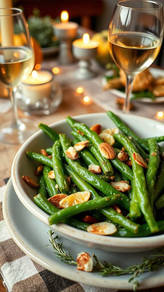 zesty green beans dish