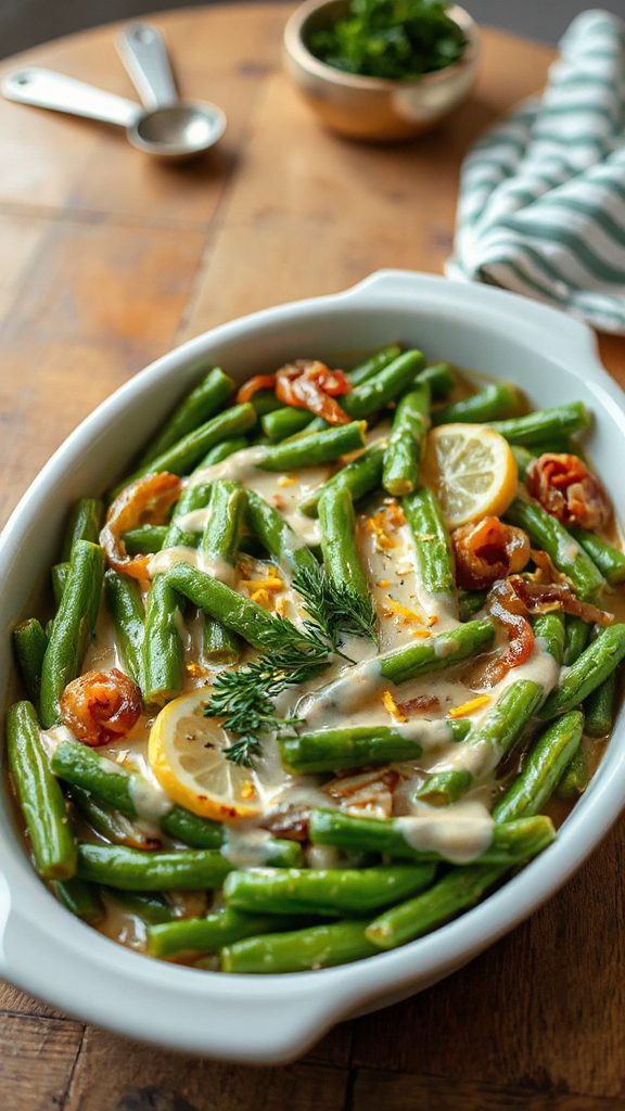 zesty herb green bean casserole zesty herb green bean casserole