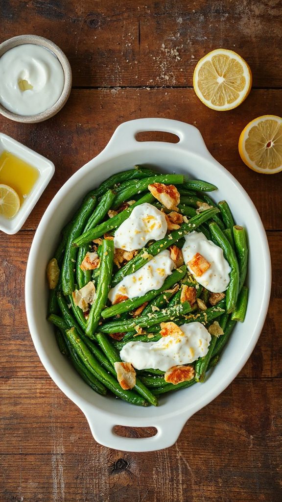 zesty lemon yogurt green beans zesty lemon yogurt green beans