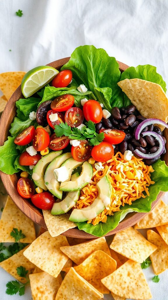zesty nutritious taco salad
