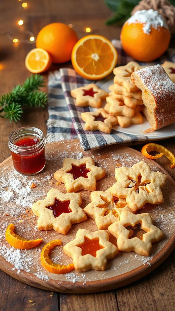 zesty orange sandwich cookies
