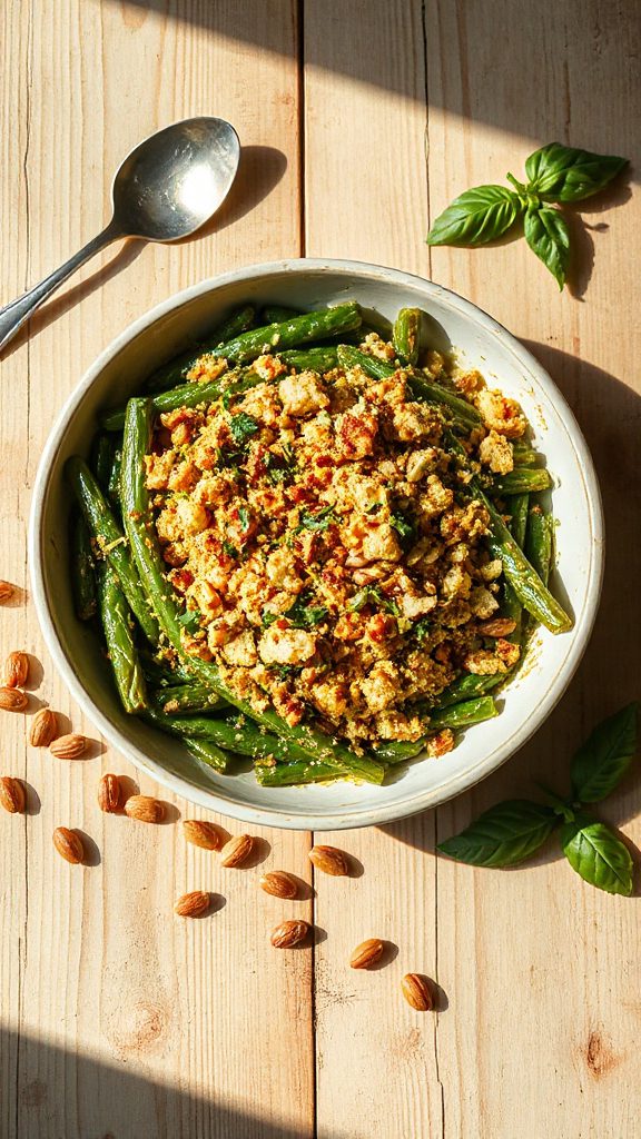 zesty pesto green bean casserole zesty pesto green bean casserole