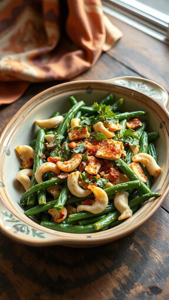 zesty southwest green bean casserole