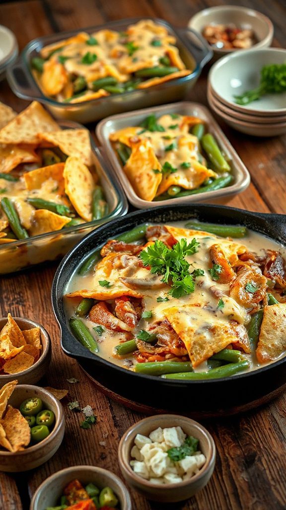 zesty southwestern green bean casserole