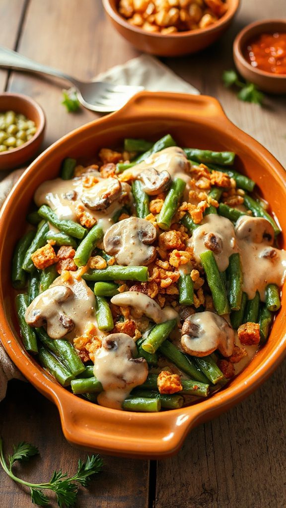 zesty southwestern green bean casserole