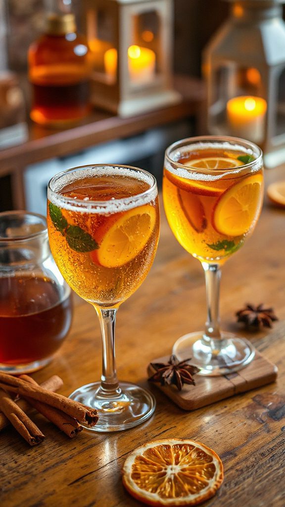 zesty spicy maple cocktail