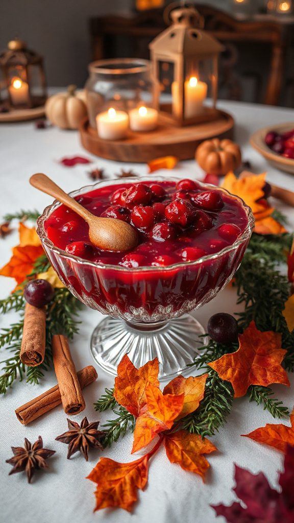 zesty sumac cranberry sauce