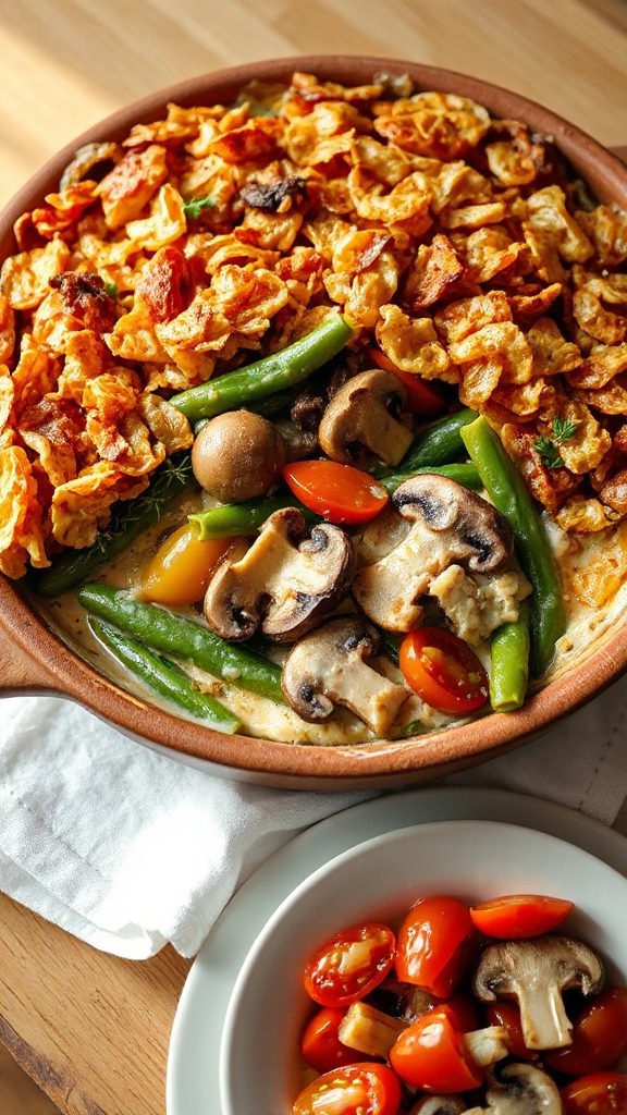 zesty tomato mushroom casserole sauce