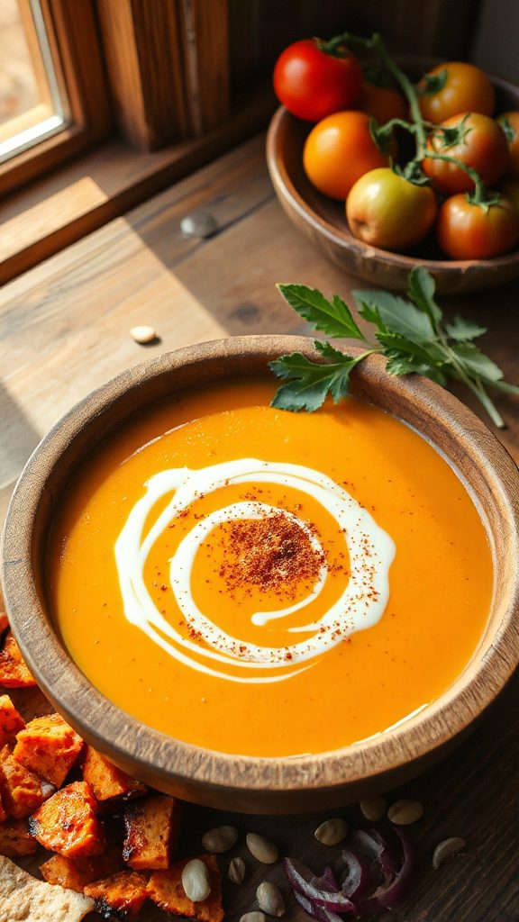 zesty vegan sweet potato soup zesty vegan sweet potato soup