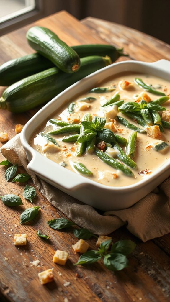 zucchini basil gravy recipe