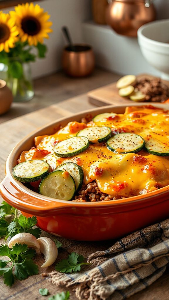 zucchini beef casserole recipe