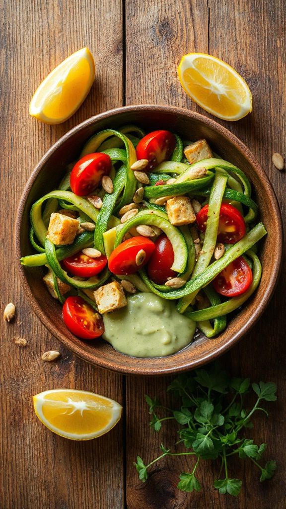 zucchini noodle salad recipe
