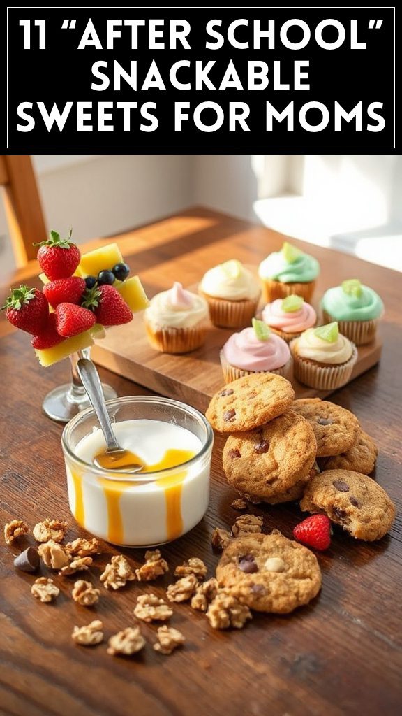11 “After School” Snackable Sweets for Moms