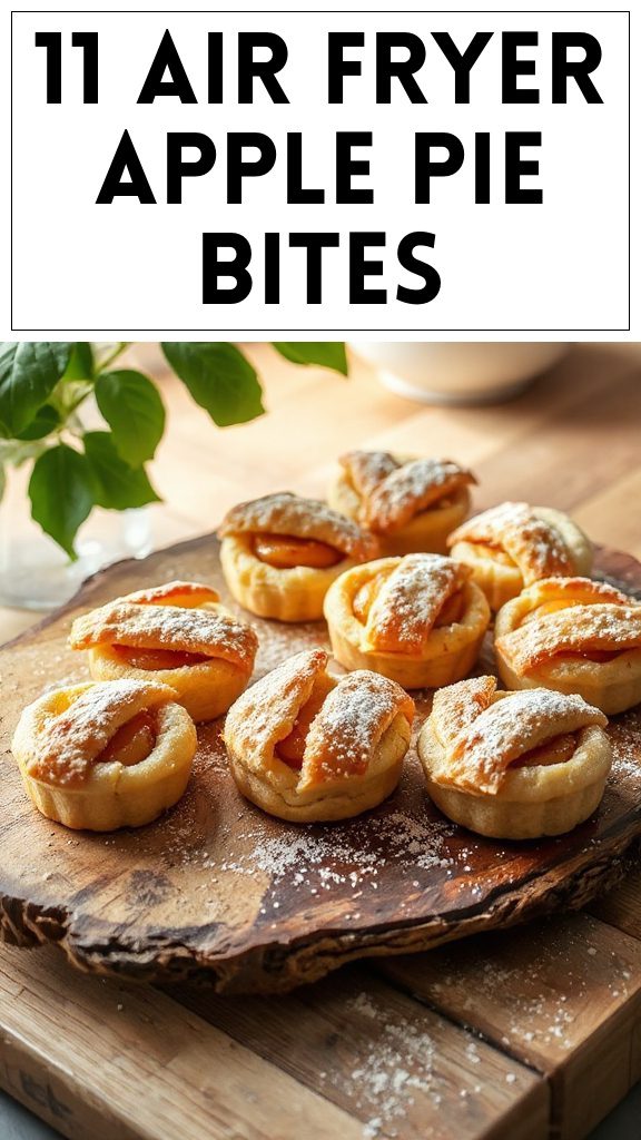 11 Air Fryer Apple Pie Bites