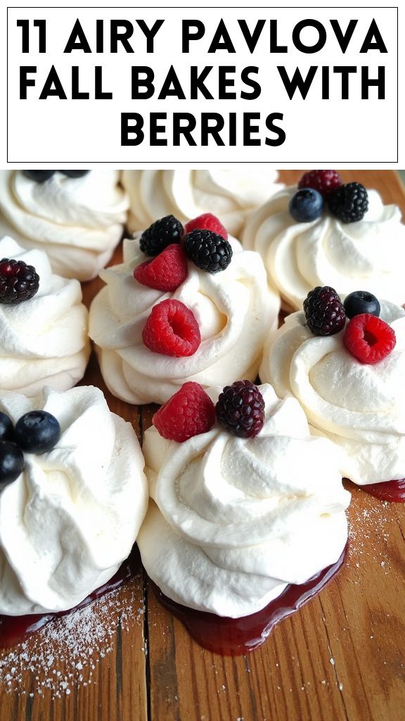 11 Airy Pavlova Fall Bakes With Berries