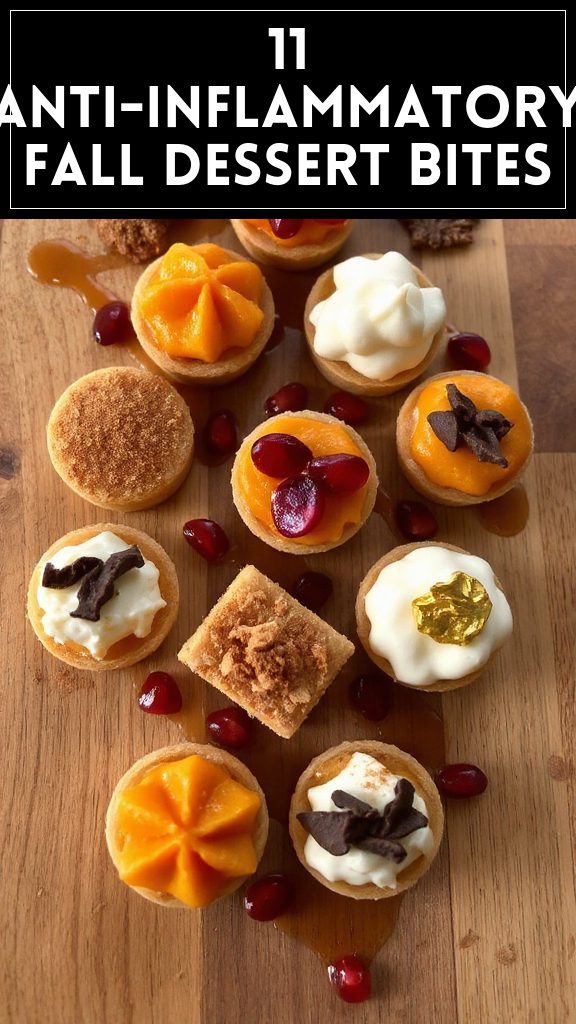 11 Anti-Inflammatory Fall Dessert Bites