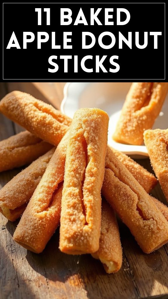 11 Baked Apple Donut Sticks