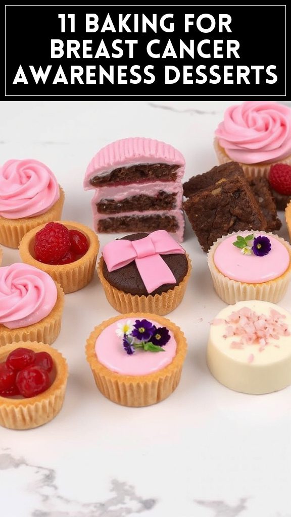 11 Baking For Breast Cancer Awareness Desserts