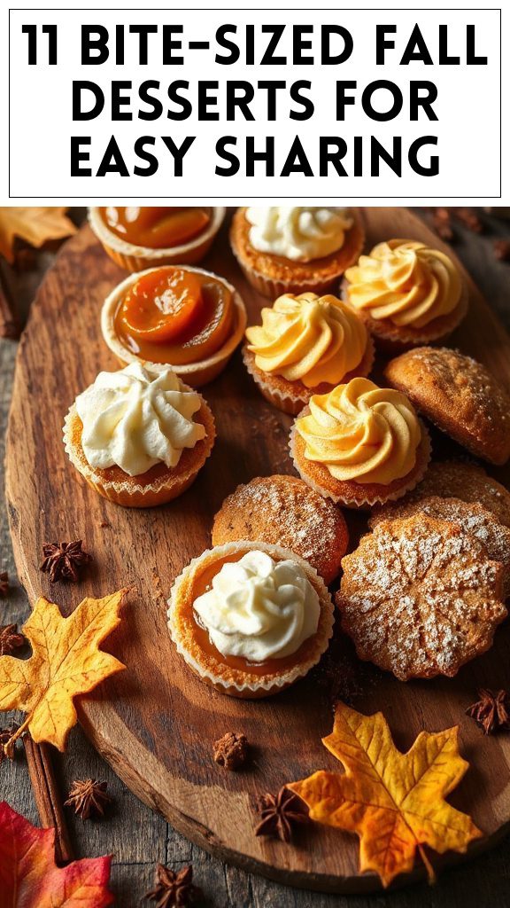 11 Bite-Sized Fall Desserts for Easy Sharing