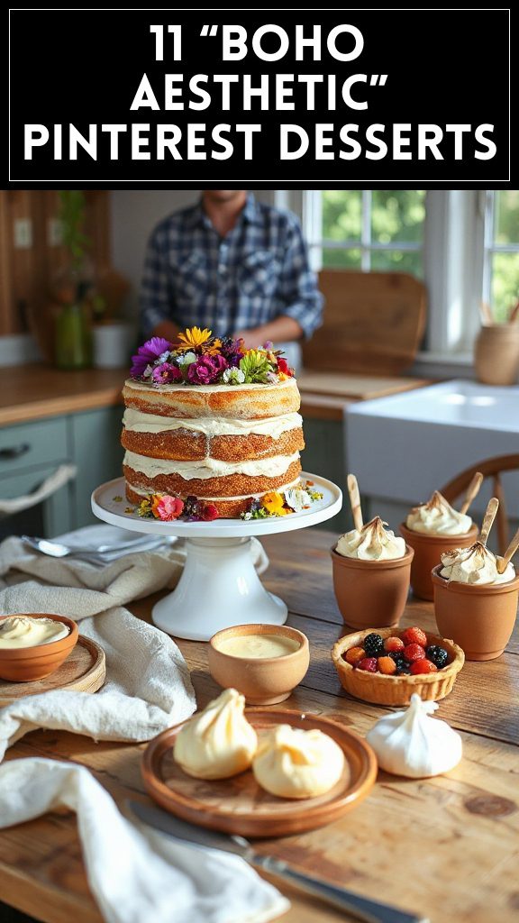 11 “Boho Aesthetic” Pinterest Desserts