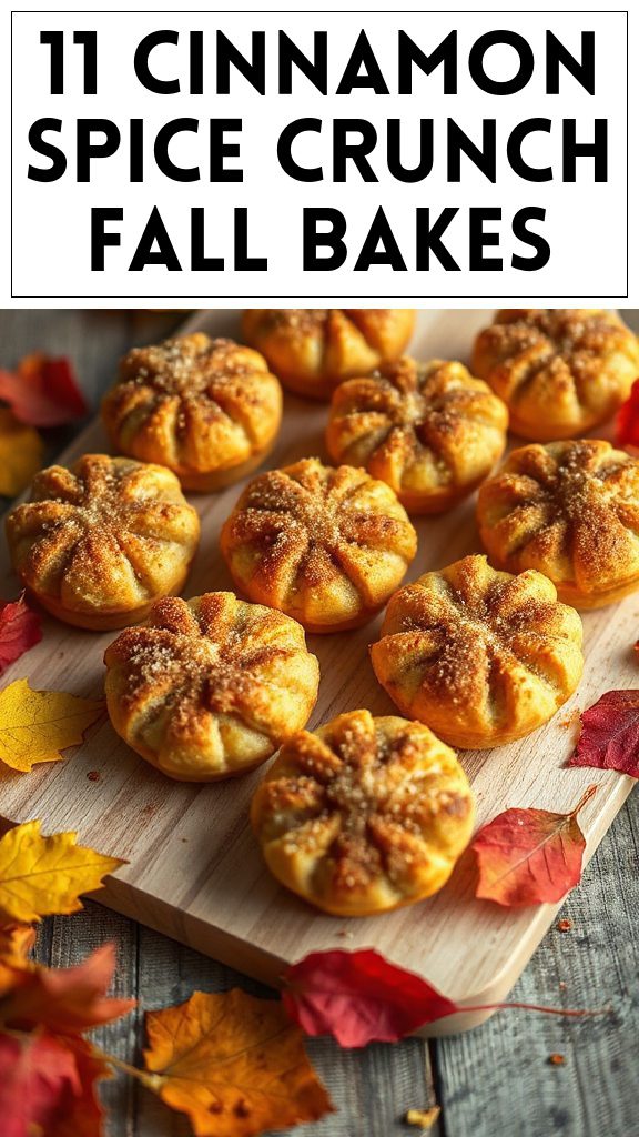 11 Cinnamon Spice Crunch Fall Bakes
