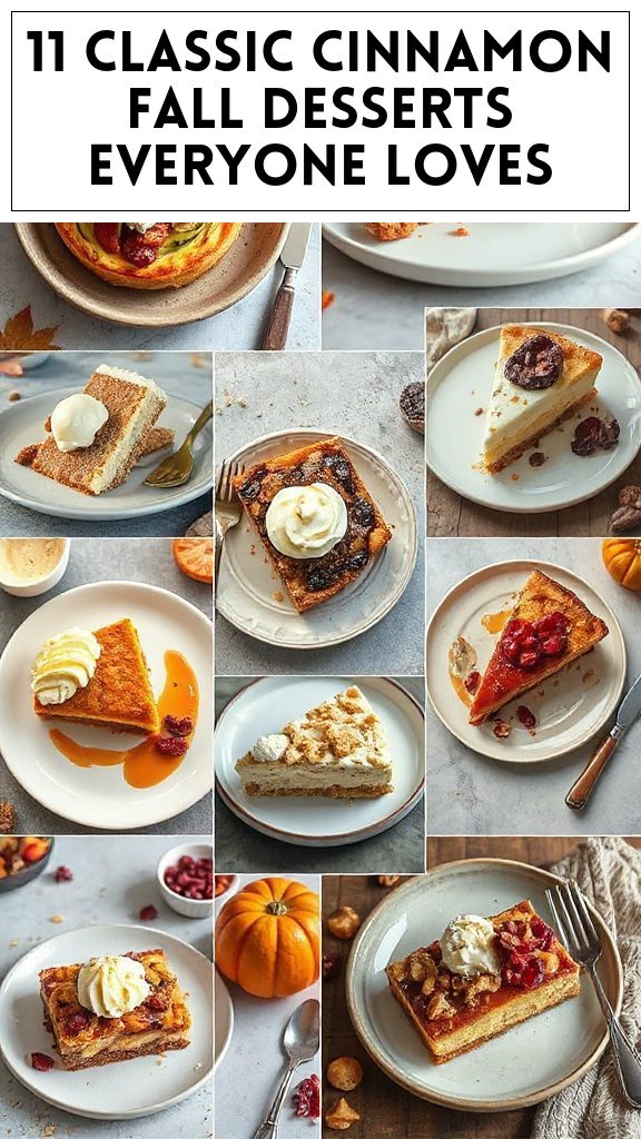 11 Classic Cinnamon Fall Desserts Everyone Loves