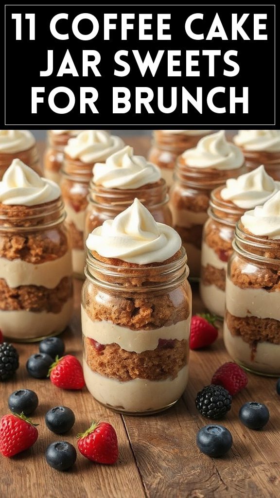 11 Coffee Cake Jar Sweets for Brunch
