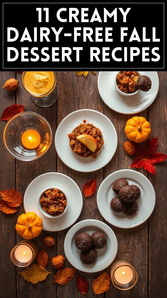 11 Creamy Dairy-Free Fall Dessert Recipes