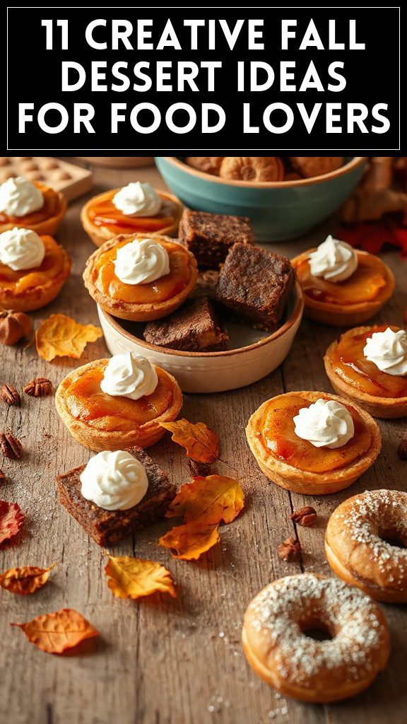 11 Creative Fall Dessert Ideas for Food Lovers