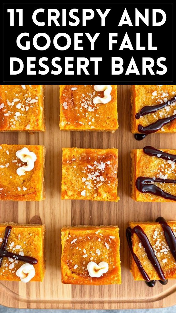 11 Crispy and Gooey Fall Dessert Bars