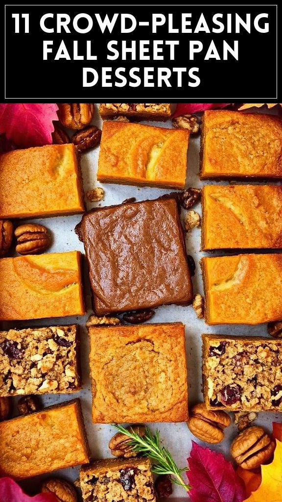 11 Crowd-Pleasing Fall Sheet Pan Desserts