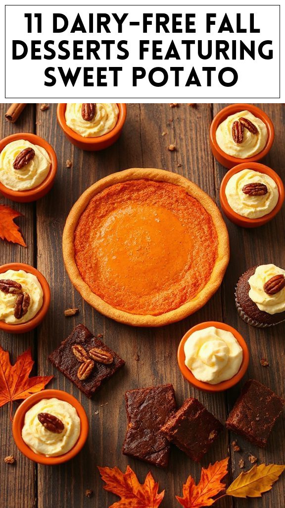 11 Dairy-Free Fall Desserts Featuring Sweet Potato