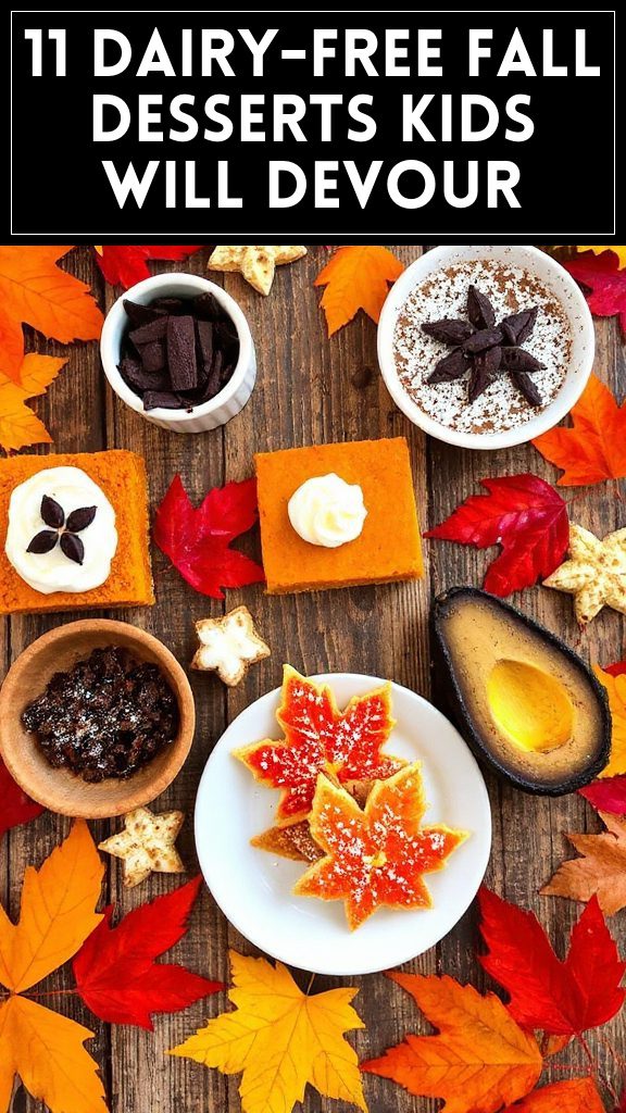 11 Dairy-Free Fall Desserts Kids Will Devour