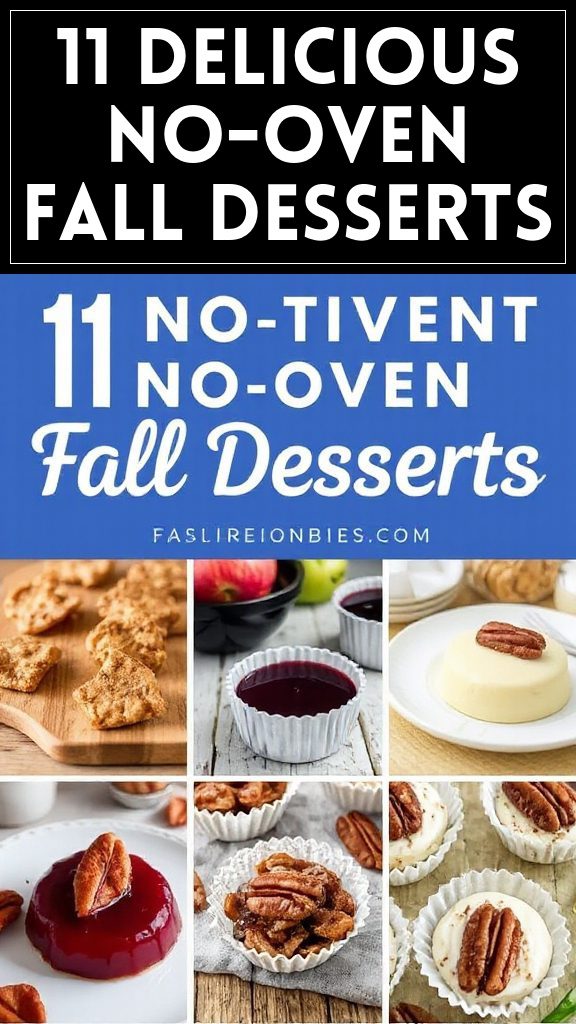 11 Delicious No-Oven Fall Desserts