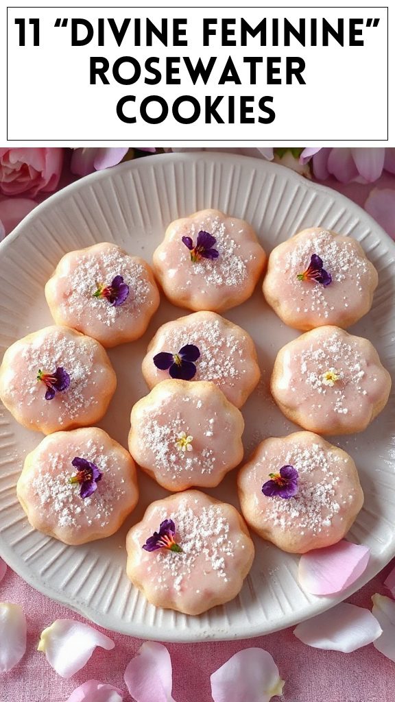 11 “Divine Feminine” Rosewater Cookies