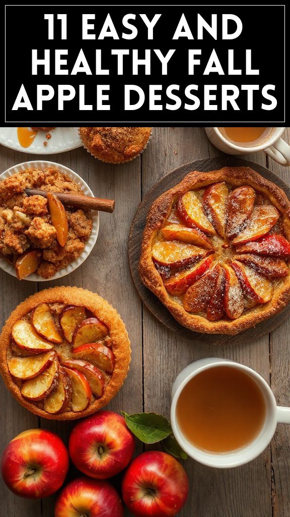 11 Easy and Healthy Fall Apple Desserts