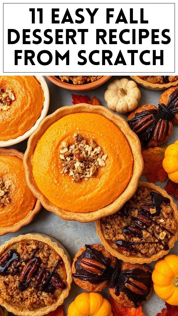 11 Easy Fall Dessert Recipes From Scratch