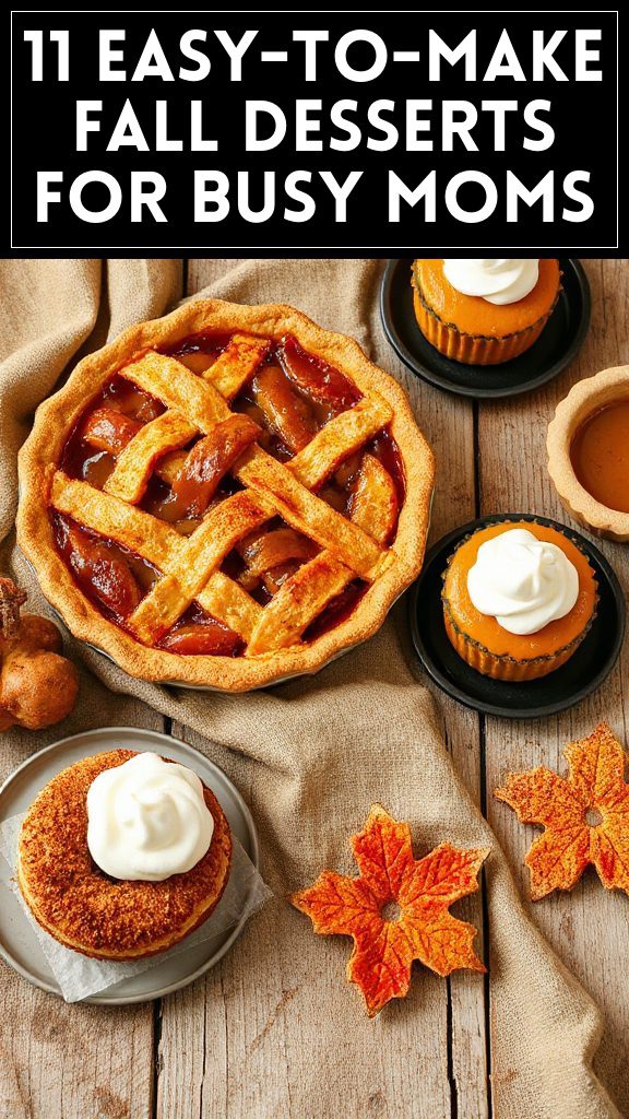 11 Easy-to-Make Fall Desserts for Busy Moms