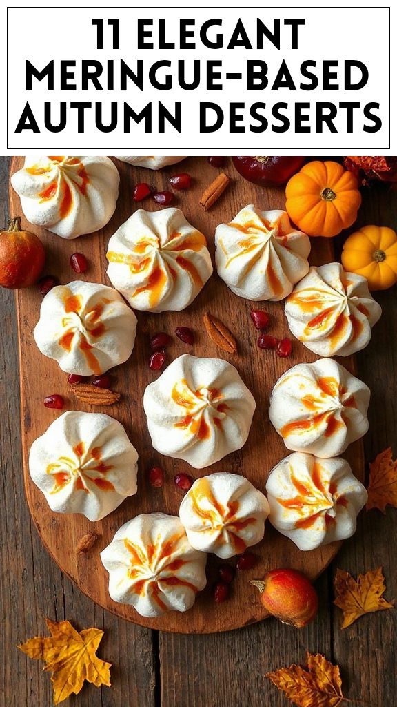 11 Elegant Meringue-Based Autumn Desserts
