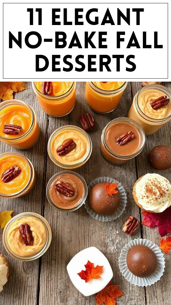 11 Elegant No-Bake Fall Desserts