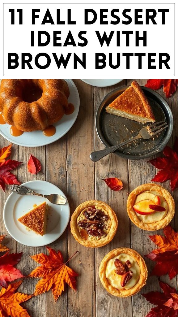 11 Fall Dessert Ideas With Brown Butter