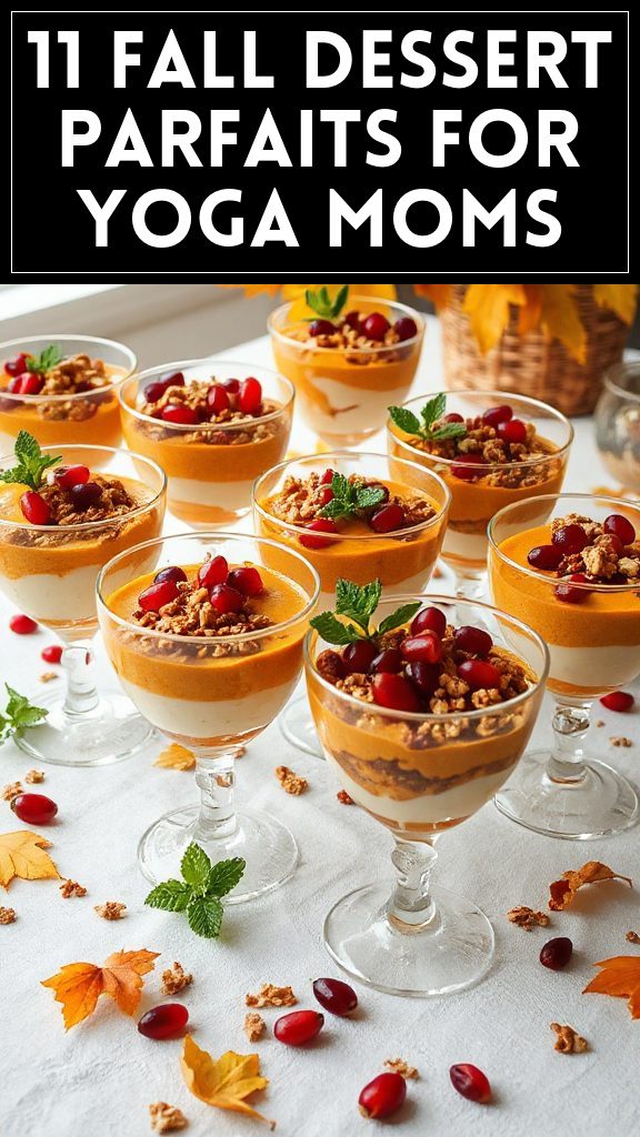 11 Fall Dessert Parfaits for Yoga Moms