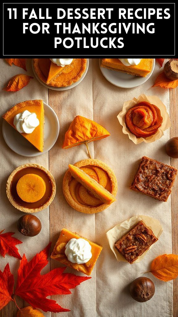 11 Fall Dessert Recipes for Thanksgiving Potlucks